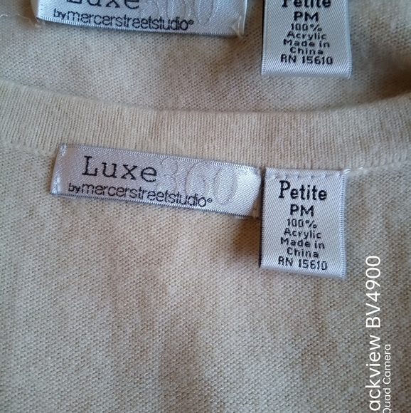 Luxe 360 by Mercerstreetstudio 2 piece tan sweater set - PM - Picture 3 of 4